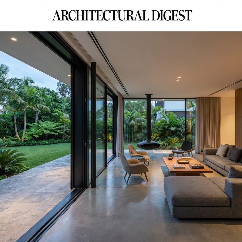 Modern Minimalist Design: Creating 'Invisible' Walls with Slim Aluminium